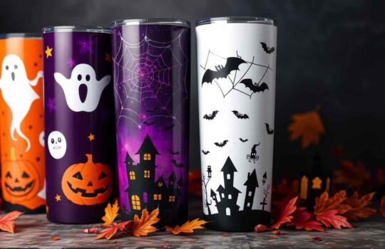 Spooky Halloween Tumbler Ideas for Fall Drinks